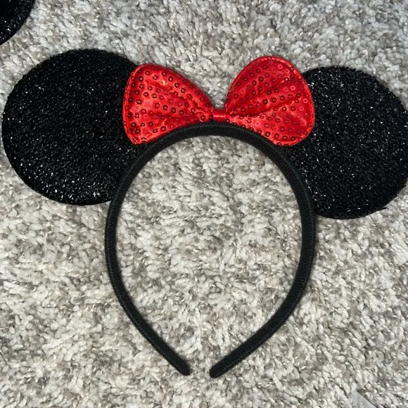 Accessories | 2 Pairs Of Minnie Mouse Ears Disney Sequin  display picture 1